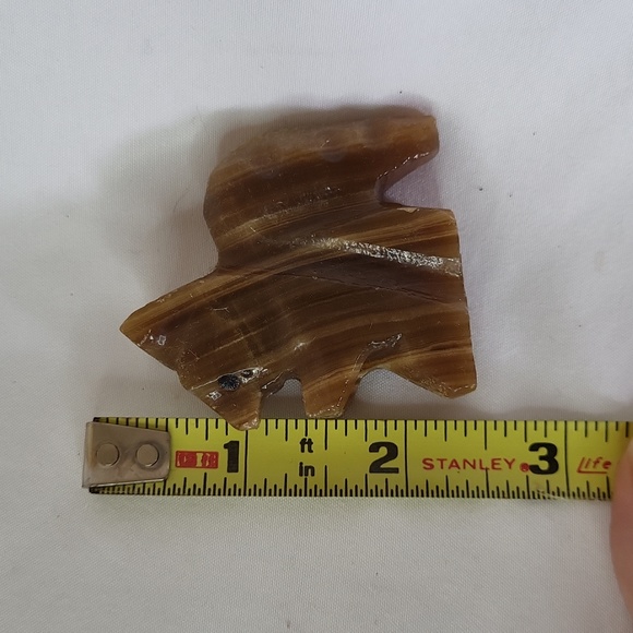 Squirel Hand carved Alabaster Marble soapstone? Figure 2.5" - Picture 12 of 13